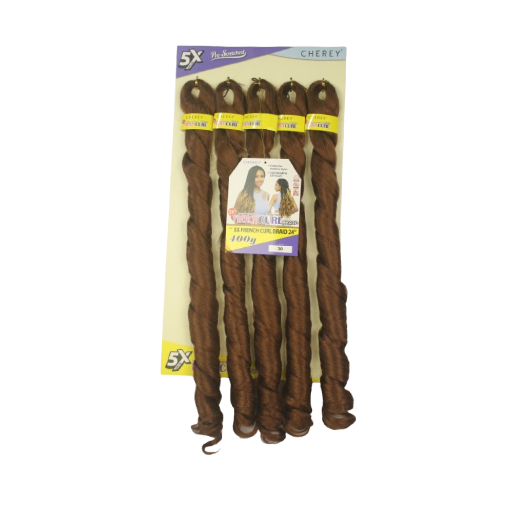 Cabelo para trança French Curl 400 g Braid Cherey