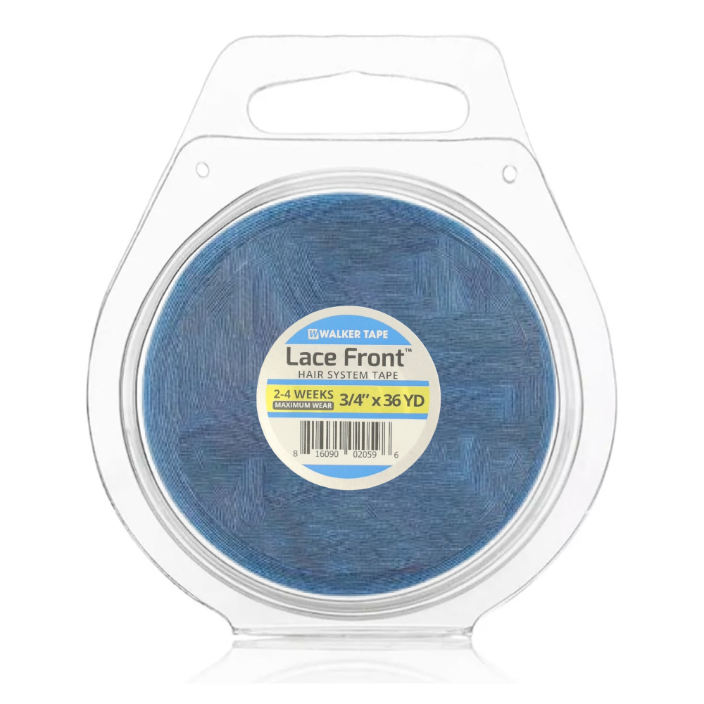 Blue Lace Front Tape for hair prosthesis 1.9cm x 32.90m Walker tape