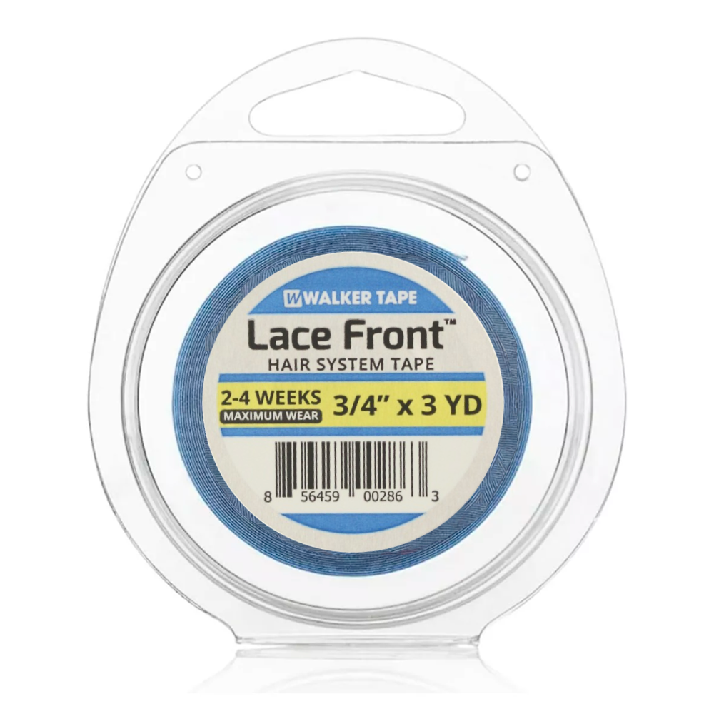 Blue Lace Front Tape for Hair Prosthesis 1.9cm x 2.74m Walker tape