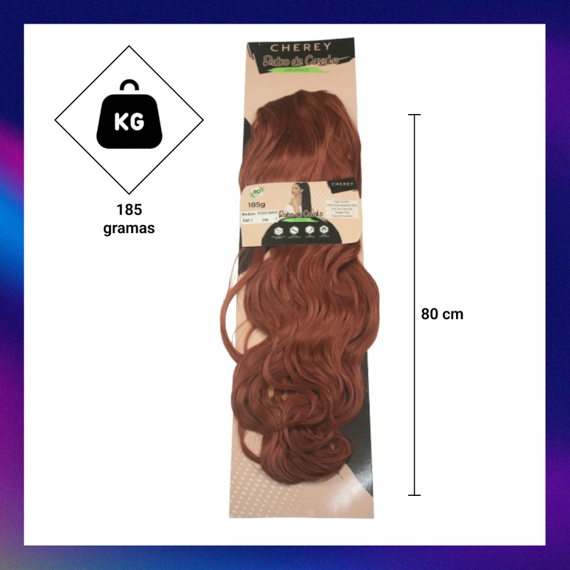 Cabelo Bio Orgânica Podo Wave Rabo de Cavalo 185g