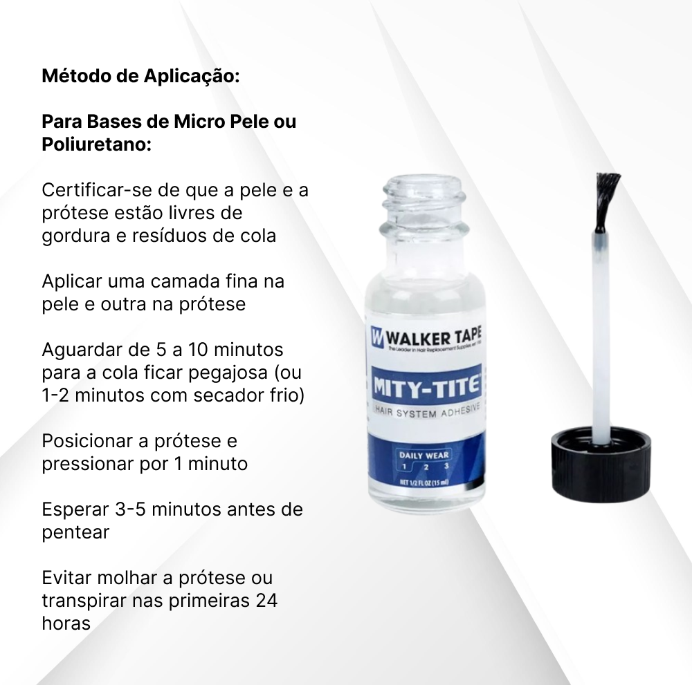 MITY TITE Glue for Hair Prosthesis 15ml Walker Tape