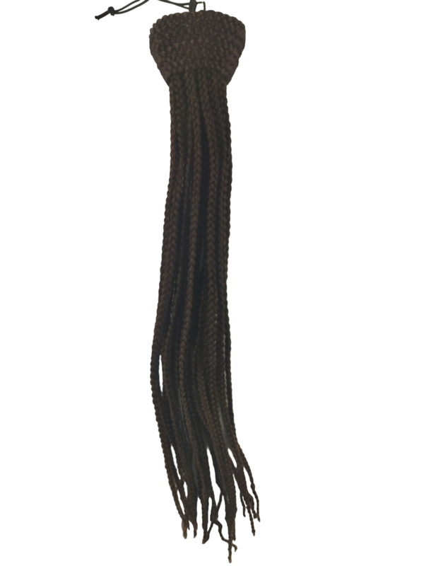 Aplique Rabo de Cavalo todo trançado Mod. Renata 50 cm