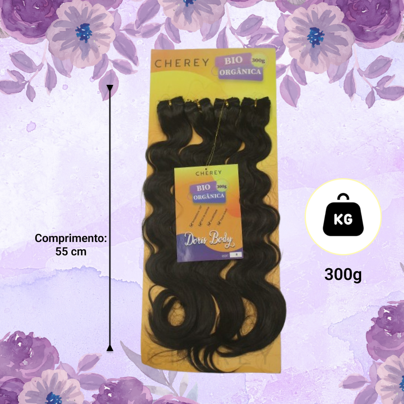 CABELO BIO ORGÂNICO DORIS 55CM 300G ENTRELACE