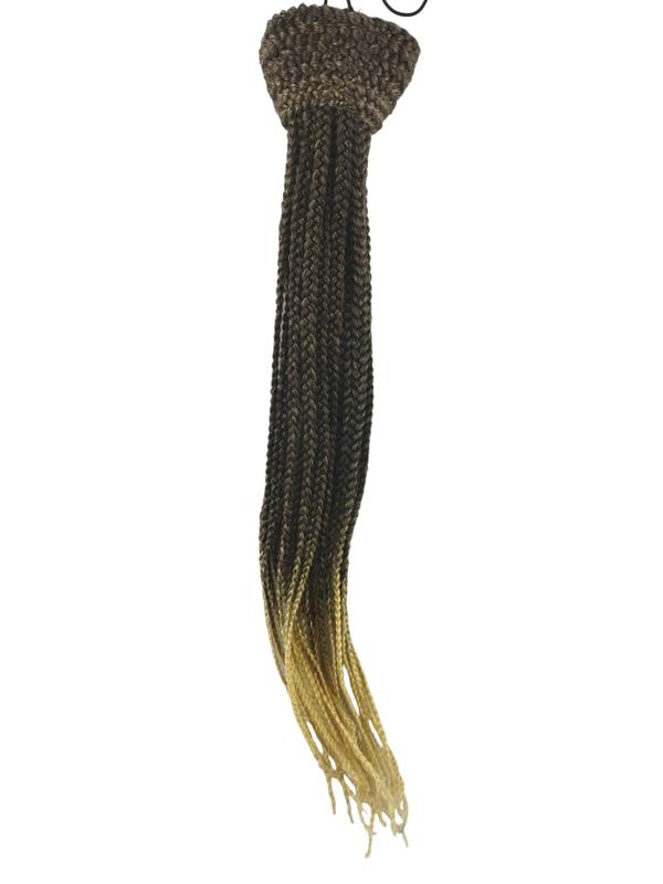 Aplique Rabo de Cavalo todo trançado Mod. Renata 50 cm
