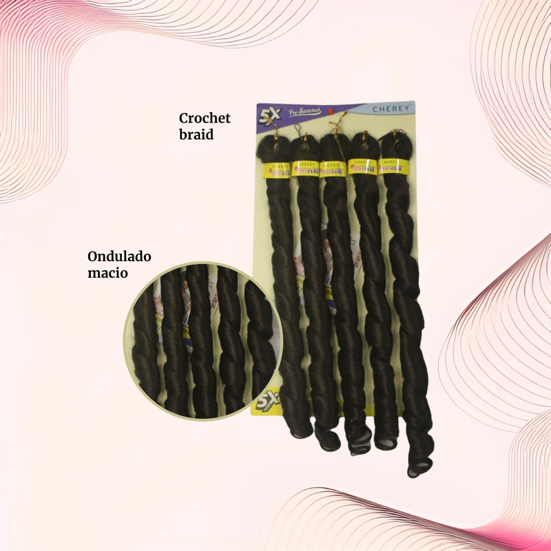 Cabelo para trança French Curl 400 g Braid Cherey