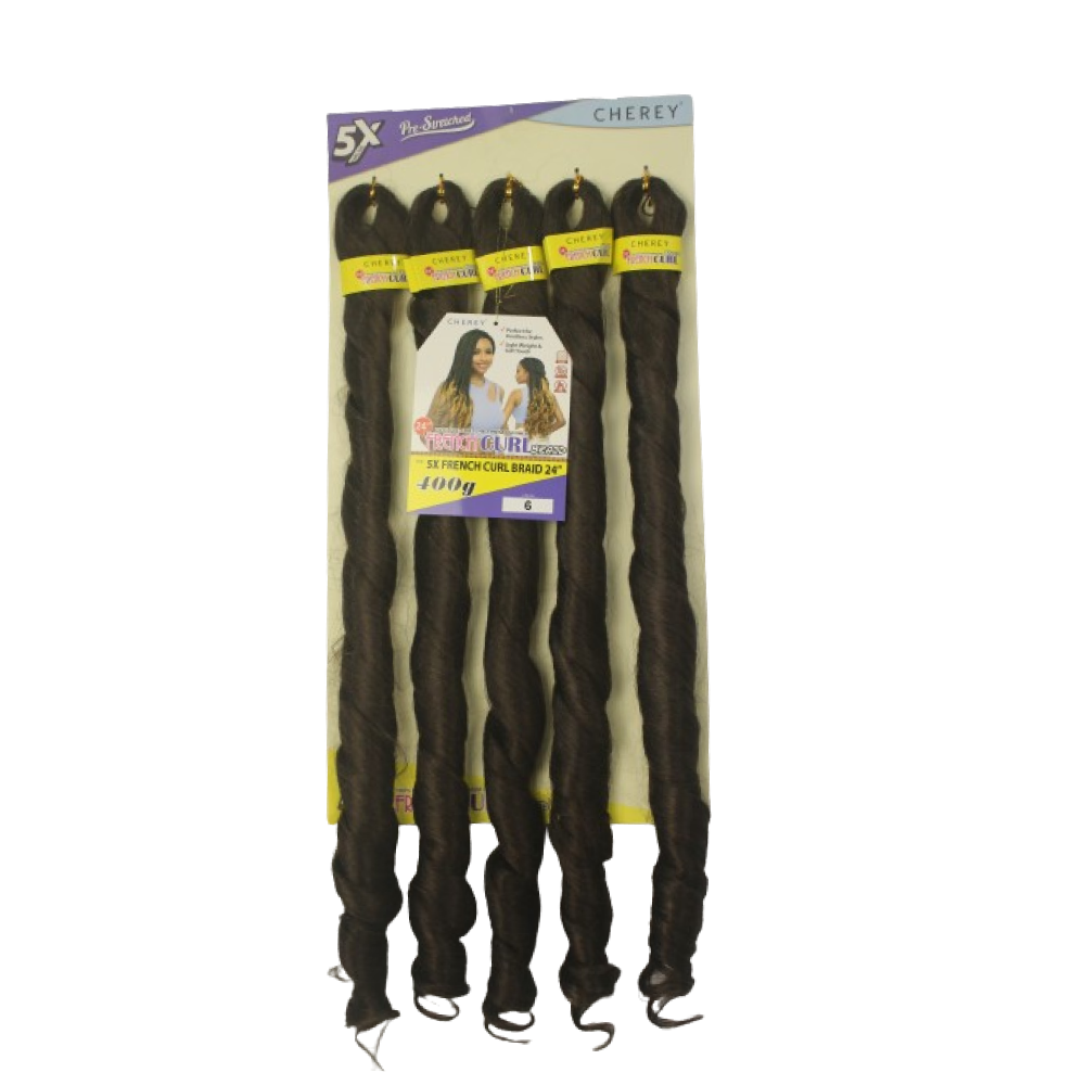 Cabelo para trança French Curl 400 g Braid Cherey