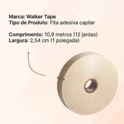 Fita para prótese capilar Ultra Hold 2,54cm x 10,97m WALKER TAPE