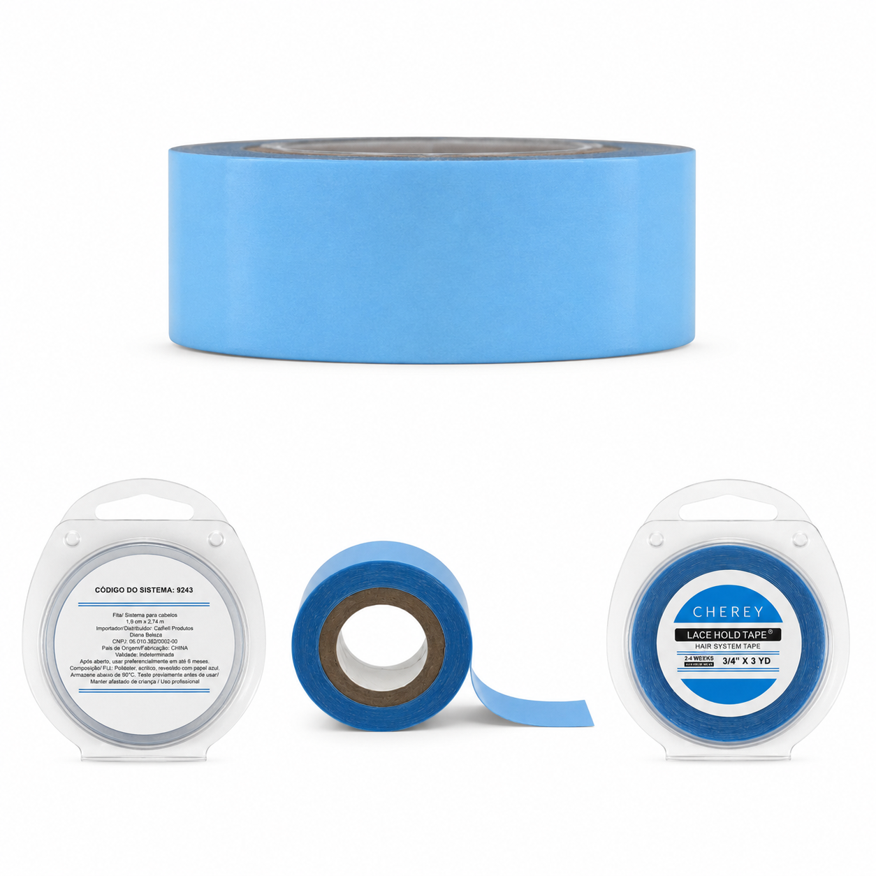 CINTA DE ENCAJE AZUL DELANTERA 1,90 CM X 2,74 M