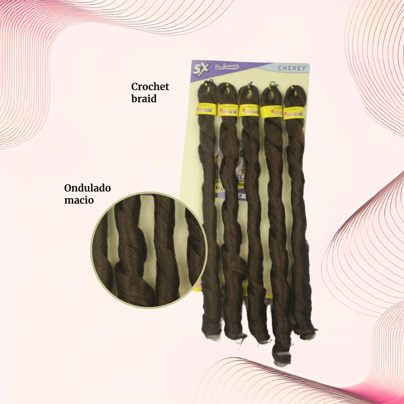 Cabelo para trança French Curl 400 g Braid Cherey