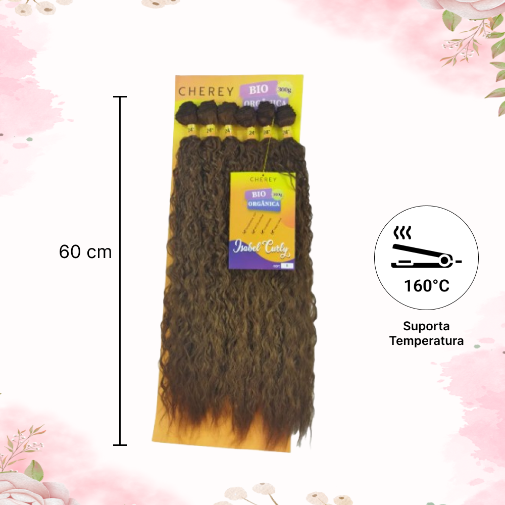 Isabel Curly Bio Fiber Hair 6x 300g For Interlacing