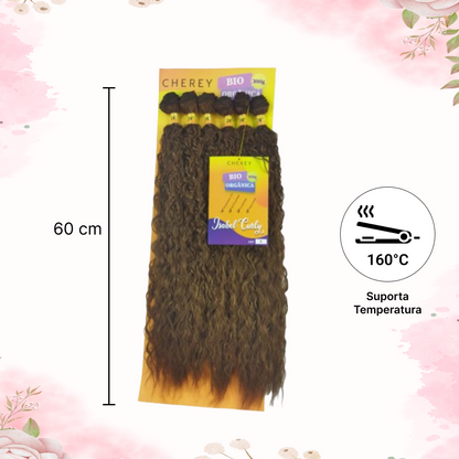 Isabel Curly Bio Fiber Hair 6x 300g For Interlacing