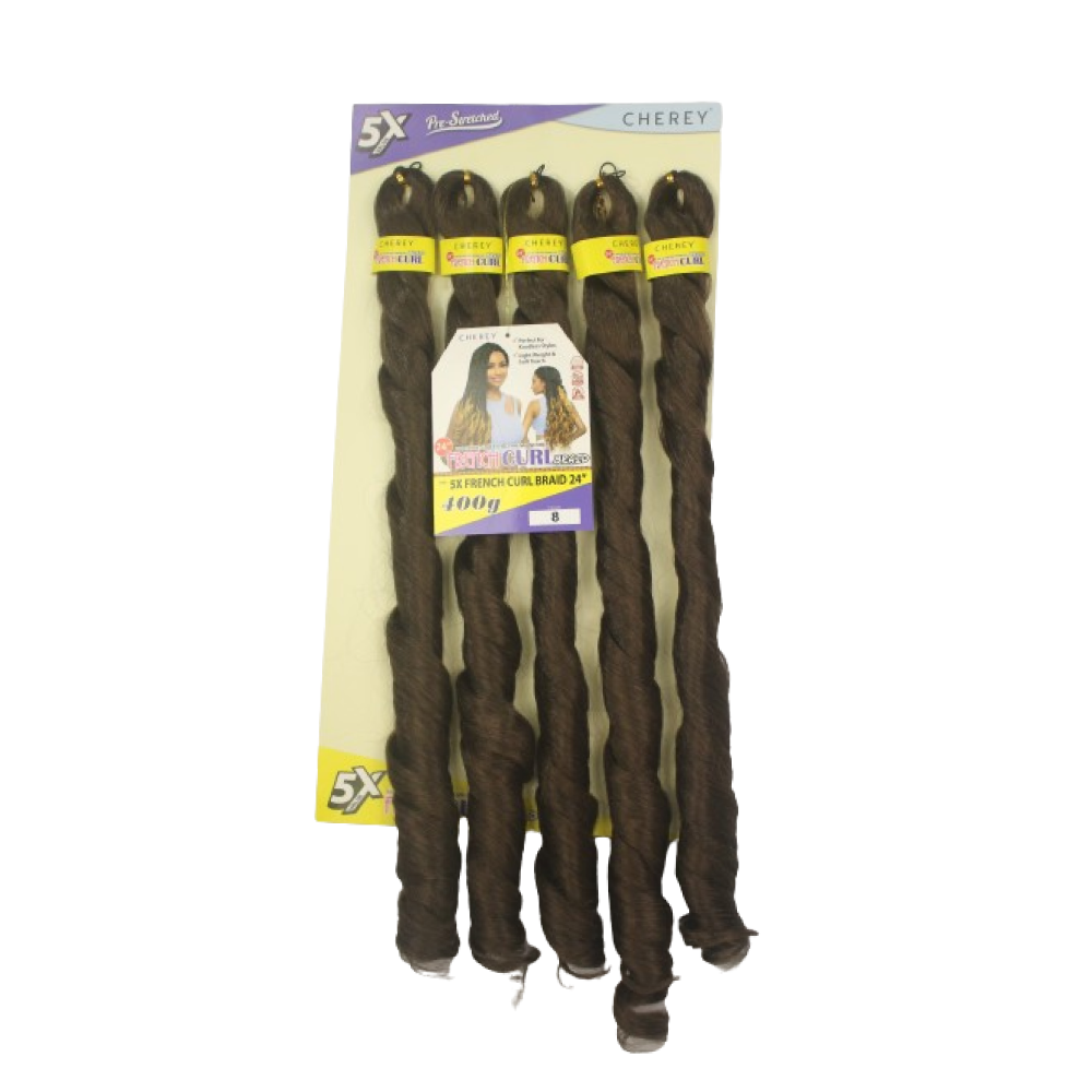 Cabelo para trança French Curl 400 g Braid Cherey