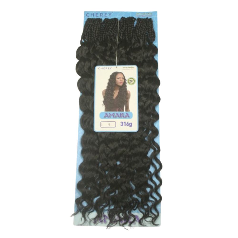 Cabelo  Amara Fibra Sintética 316g  60cm Para Crochet Braids
