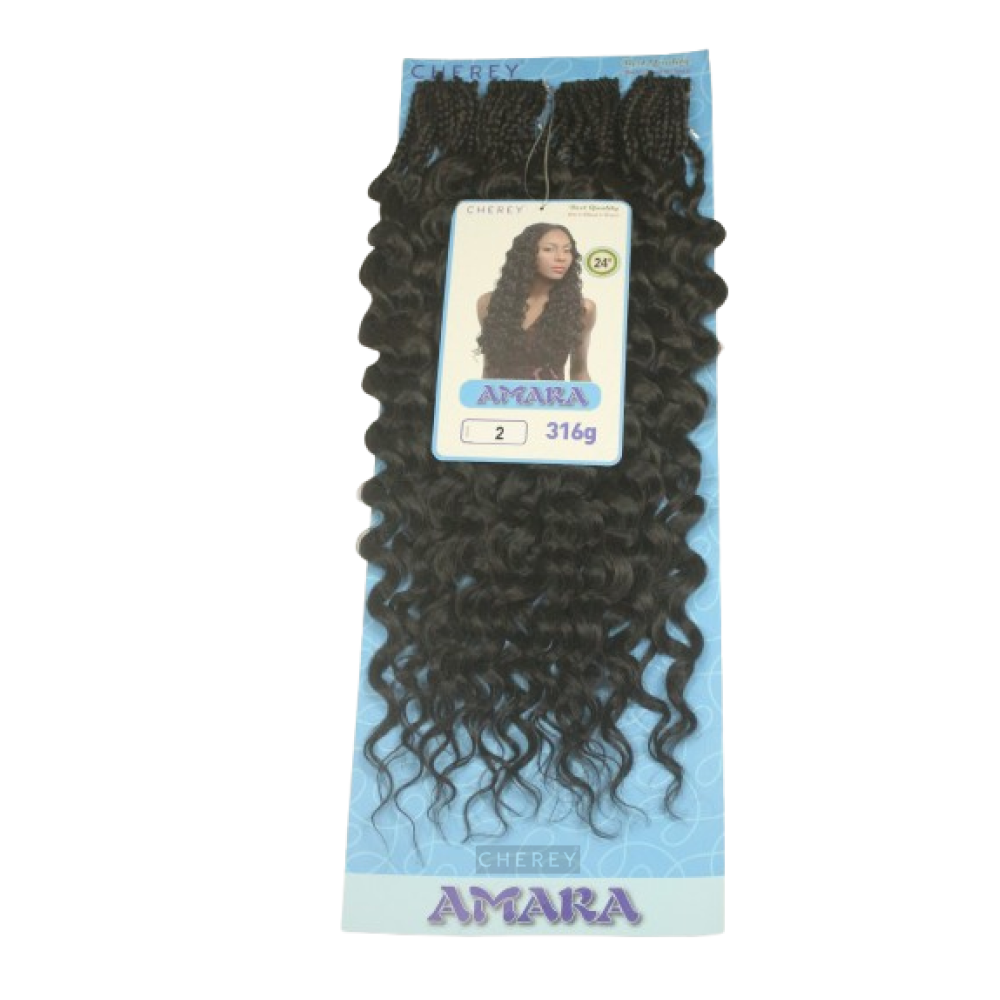 Cabelo  Amara Fibra Sintética 316g  60cm Para Crochet Braids