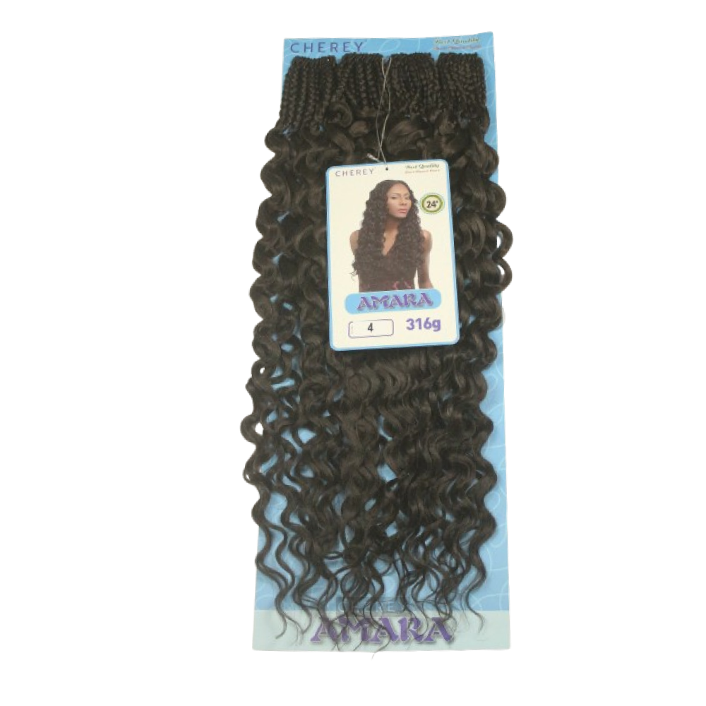 Cabelo  Amara Fibra Sintética 316g  60cm Para Crochet Braids