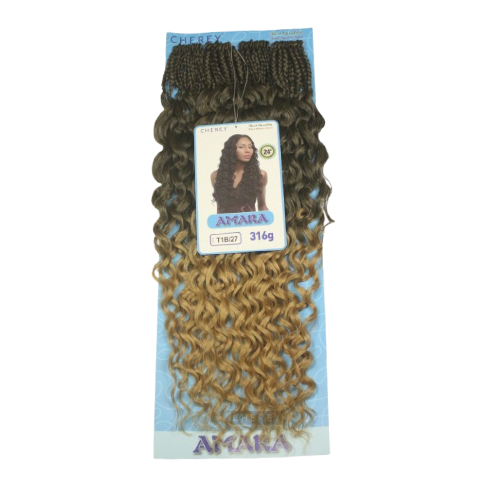 Cabelo  Amara Fibra Sintética 316g  60cm Para Crochet Braids