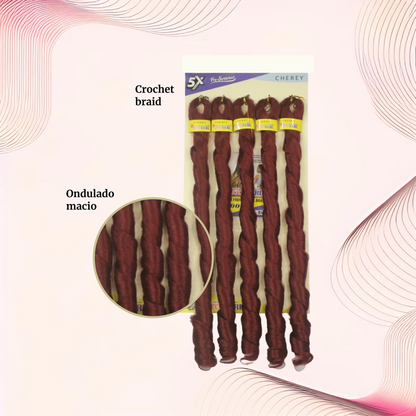 Cabelo para trança French Curl 400 g Braid Cherey