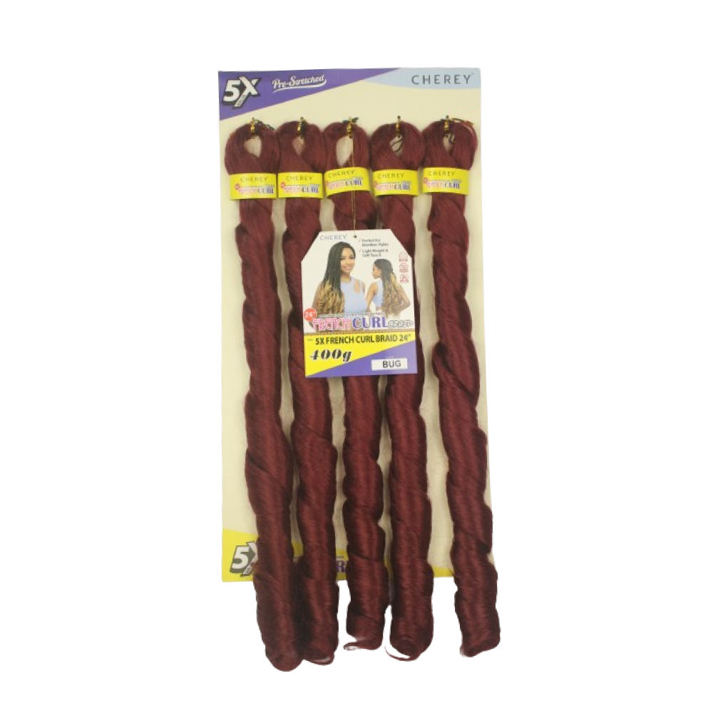 Cabelo para trança French Curl 400 g Braid Cherey
