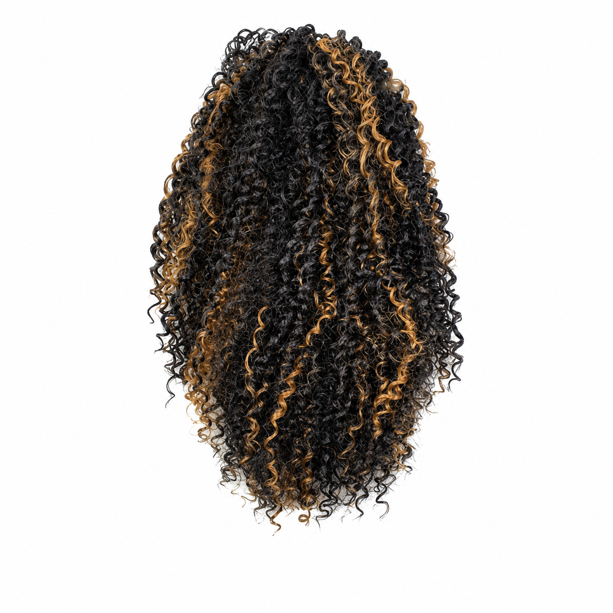 Aplique Coque Afro Puff Fibra Sintética P10