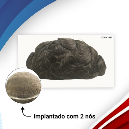PROTESE CAPILAR FULL LACE MASCULINA FRANCESA (20X25)