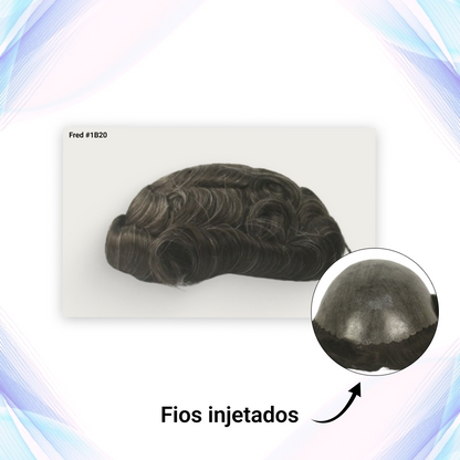 Protese capilar micropele Fred Injetada tamanho 20x25