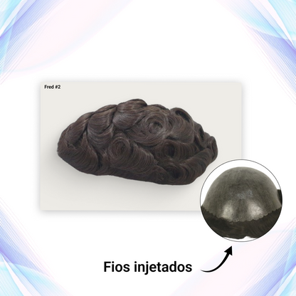 Protese capilar micropele Fred Injetada tamanho 20x25