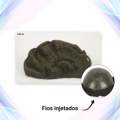 Protese capilar micropele Fred Injetada tamanho 20x25