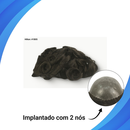 Protese capilar micropele Hilton tamanho 20x25