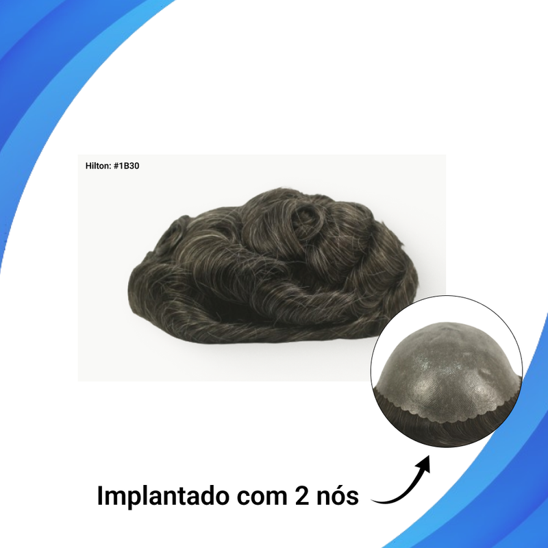 Protese capilar micropele Hilton tamanho 20x25