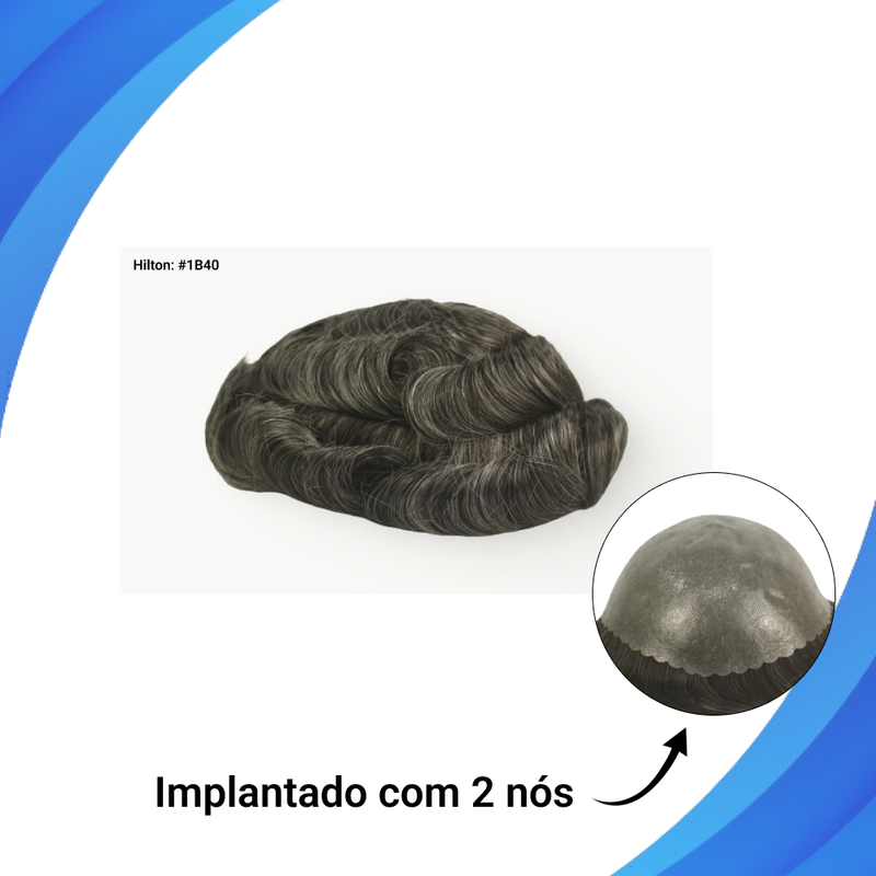 Protese capilar micropele Hilton tamanho 20x25