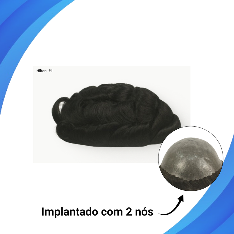 Protese capilar micropele Hilton tamanho 20x25