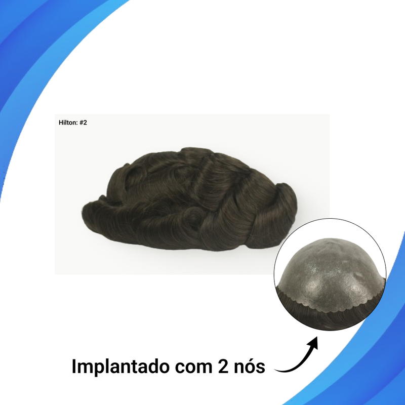 Protese capilar micropele Hilton tamanho 20x25