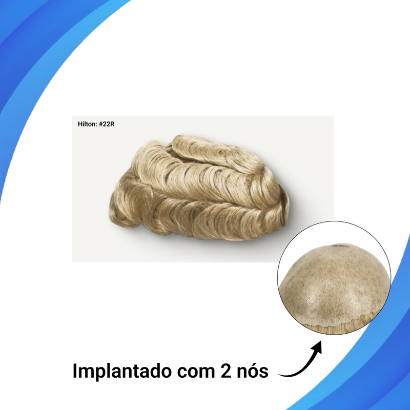 Protese capilar micropele Hilton tamanho 20x25