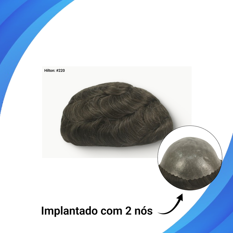 Protese capilar micropele Hilton tamanho 20x25