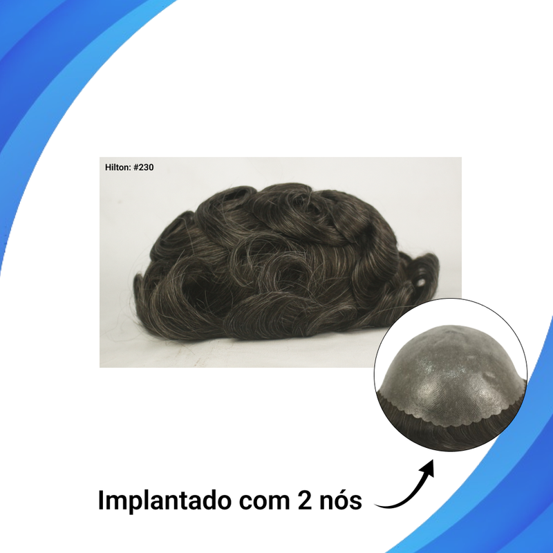 Protese capilar micropele Hilton tamanho 20x25