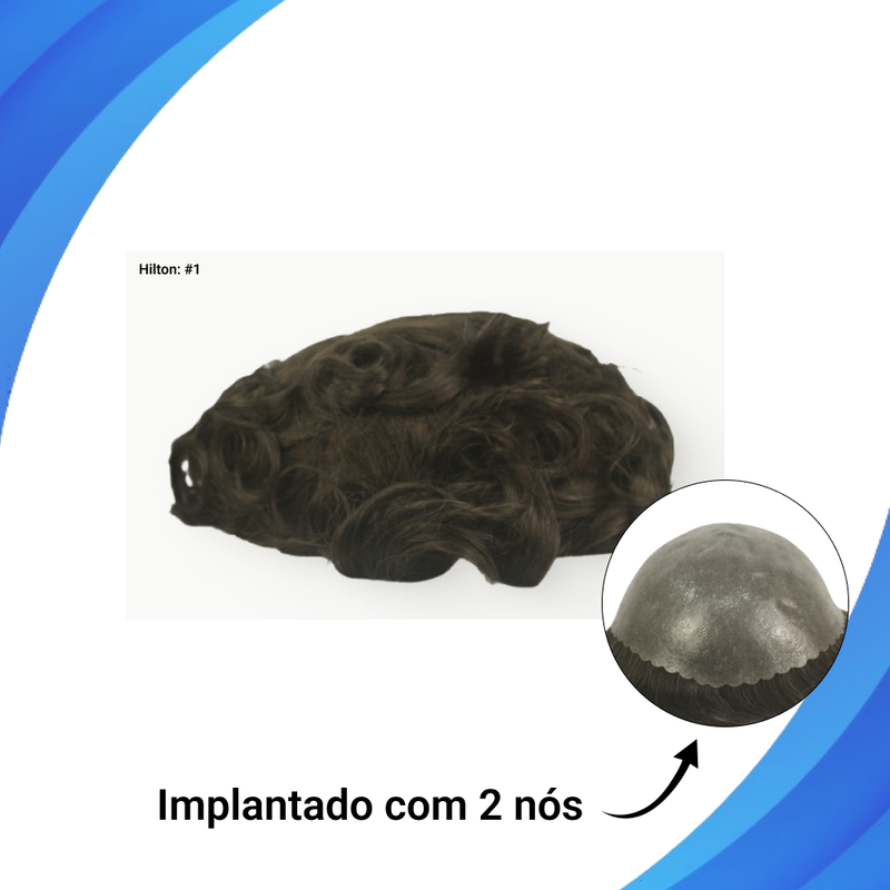 Protese capilar micropele Hilton tamanho 20x25
