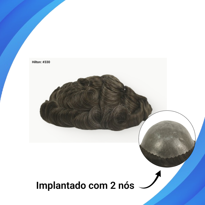Protese capilar micropele Hilton tamanho 20x25