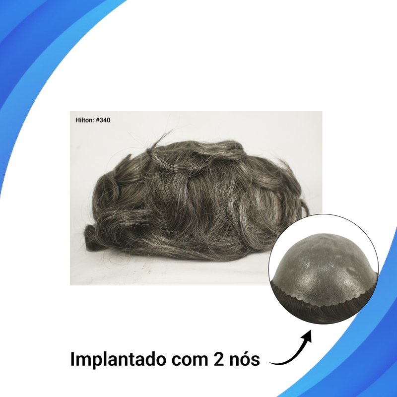 Protese capilar micropele Hilton tamanho 20x25