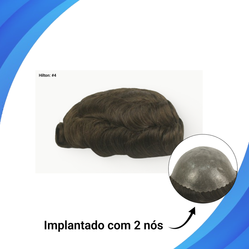Protese capilar micropele Hilton tamanho 20x25