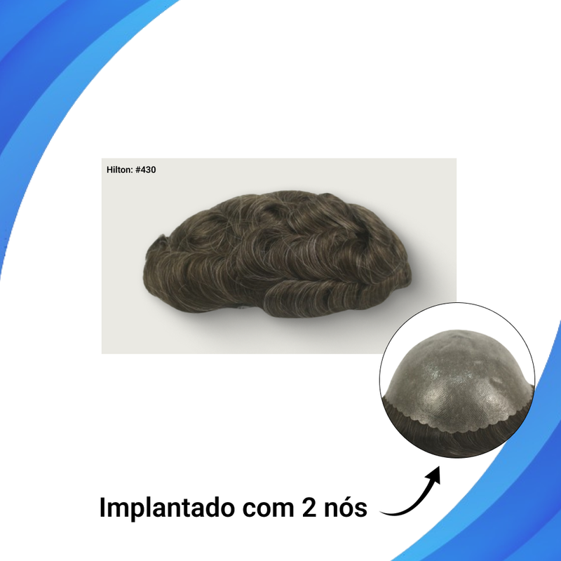 Protese capilar micropele Hilton tamanho 20x25