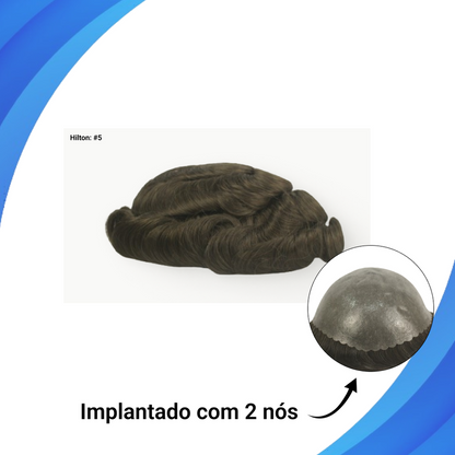 Protese capilar micropele Hilton tamanho 20x25