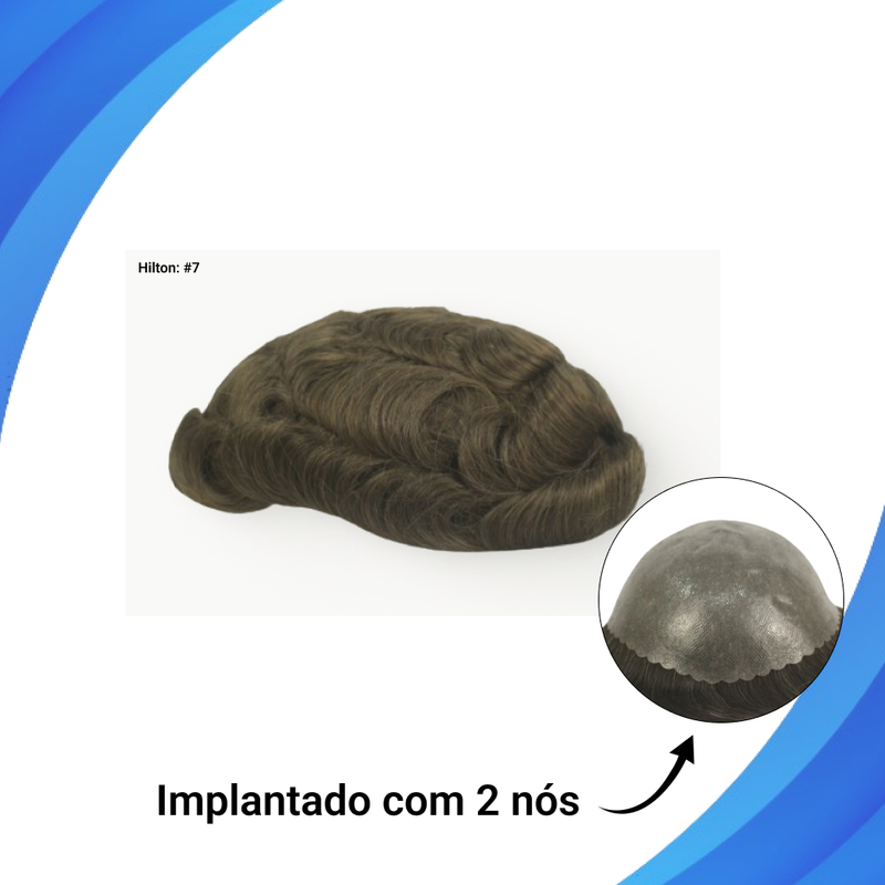 Protese capilar micropele Hilton tamanho 20x25