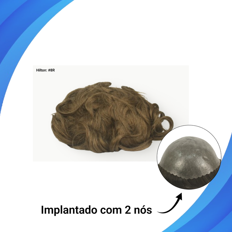 Protese capilar micropele Hilton tamanho 20x25