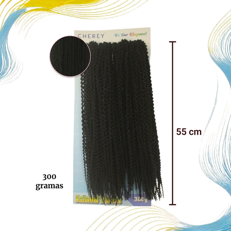 Cabelo Island Twist para Crochet Braid 300g
