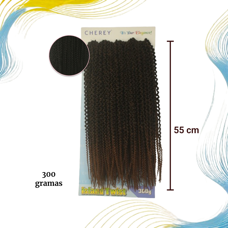 Cabelo Island Twist para Crochet Braid 300g