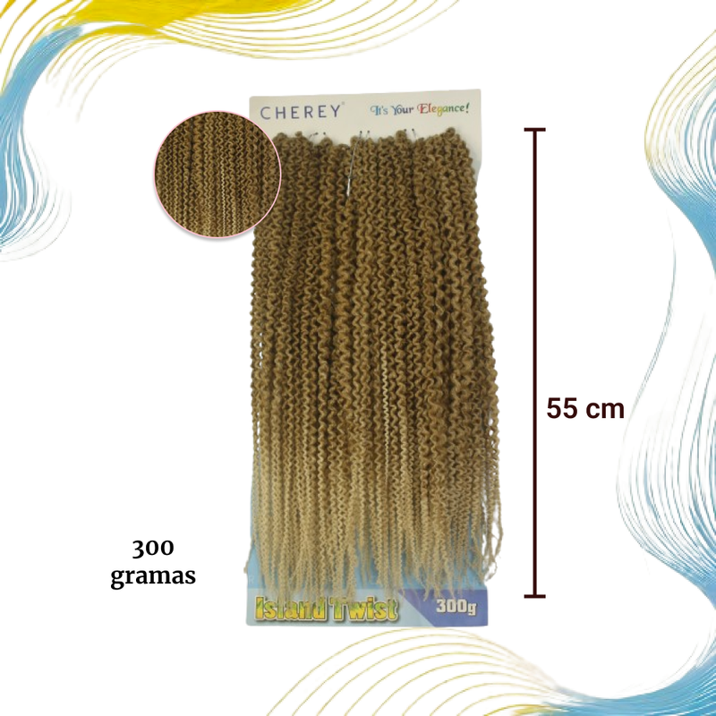 Cabelo Island Twist para Crochet Braid 300g