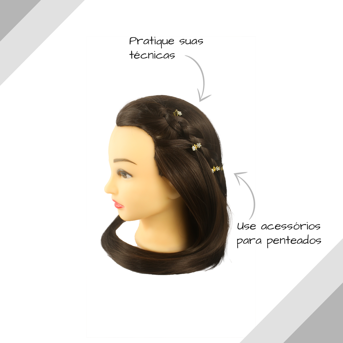 Organic mannequin SN-06 #4 brunette