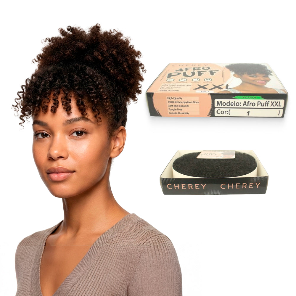 APLIQUE AFRO PUFF XXL