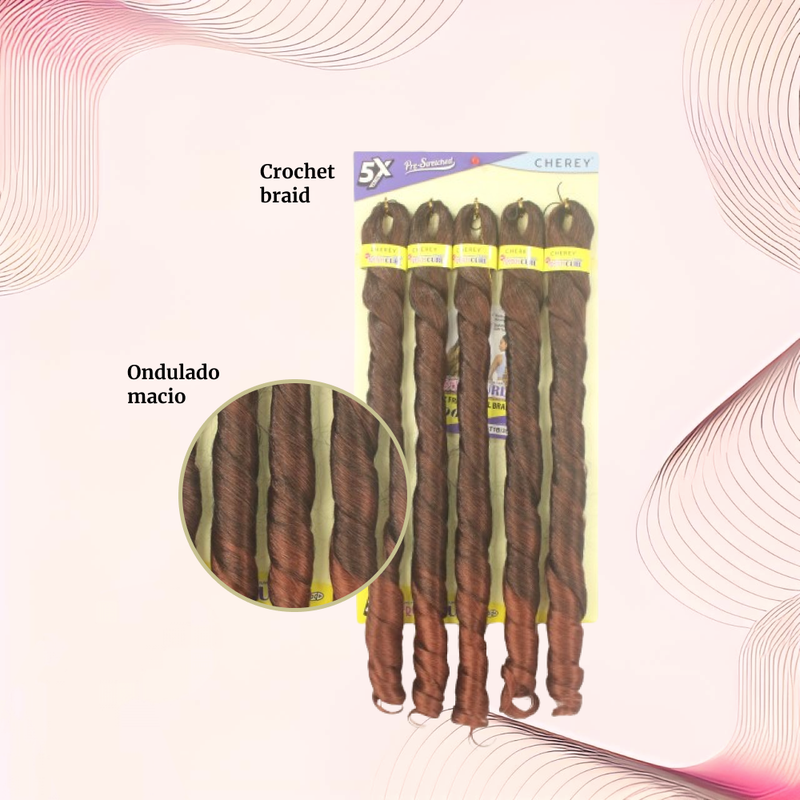 Cabelo para trança French Curl 400 g Braid Cherey