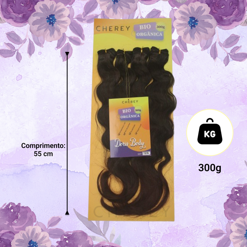 CABELO BIO ORGÂNICO DORIS 55CM 300G ENTRELACE